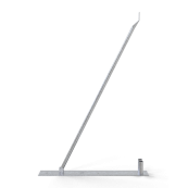 Mobile fence support strut | incl. base plate | galvanized, without clamp